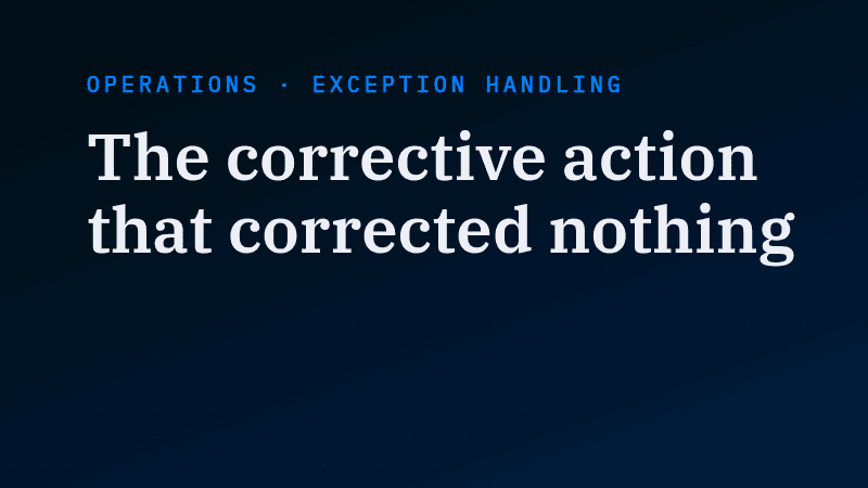 8D and SCAR follow-up: why corrective actions stall after the report is filed